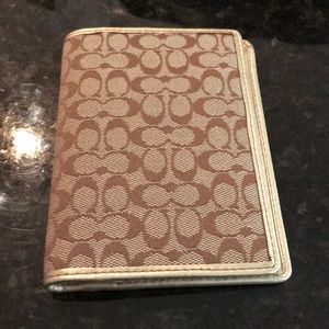 Coach passport holder
